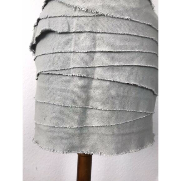 Adam by Adam Lippes Raw Trim Tiered Mini Skirt - Picture 5 of 9